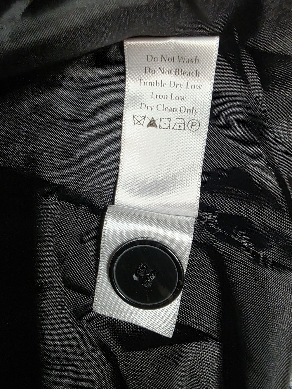 Coldwater Creek Black and White Paisley Sz 14 Woman's Blazer - Picture 7 of 9
